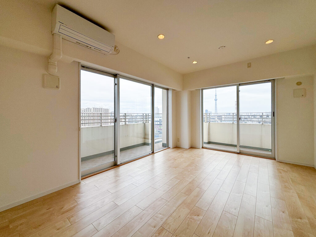 角部屋の眺め